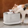 imagePETLIBRO Dog Food Mat Keep Floors Clean Under Food amp Water Bowls NonSlip Waterproof Mat for Automatic Feeders amp Cat Water Fountains 22 x 165 BlackWhite