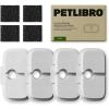 imagePETLIBRO Dog Food Mat Waterproof Safety Silicone Cat Food Mat Raised Edge Spill Protection Floor Cove Feeding Mat for Dockstream Cat Water Fountain PLWF105 177x12 GreyWhite