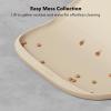 imagePETLIBRO Silicone Dog amp Cat Food Mat for Feeder and Water Fountain BPAFree Waterproof Pet Feeding Tray with Raised Edge Spill Protection NonSlip Easy Clean Bowl Placemat for AF005 AF103 177x12Ivory