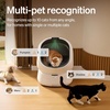 image:imagePETLIBRO Automatic Litter Box with AICamera Waste Analysis amp 90Day AI Trial OpenTop Self Cleaning Litter Box for Large Cats with MultiCats Recognition Weight amp Usage Tracking Auto OdorControlWhite