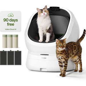 image:imagePETLIBRO Automatic Litter Box with AICamera Waste Analysis amp 90Day AI Trial OpenTop Self Cleaning Litter Box for Large Cats with MultiCats Recognition Weight amp Usage Tracking Auto OdorControlWhite