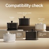 image:imagePETLIBRO Cat Water Fountain Stainless Steel Tray App Monitoring Cat Fountain Indoor 25L84oz Dockstream Pet Water Fountain Quite Cat Fountains for Drinking 24G WiFi Cat Water Dispenser BPAFreeWhite