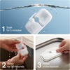 image:imagePETLIBRO Cat Water Fountain Stainless Steel Tray Cordless Cat Fountain Battery Operated 3L101oz Pet Water Fountain App Monitoring Quiet Cat fountains for drinking Easy Clean 5G WiFi Cat DispenserWhite