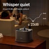 image:imagePETLIBRO Cat Water Fountain Stainless Steel Tray Cordless Cat Fountain Battery Operated 3L101oz Pet Water Fountain App Monitoring Quiet Cat fountains for drinking Easy Clean 5G WiFi Cat DispenserBlack