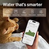 image:imagePETLIBRO Cat Water Fountain Stainless Steel Tray Cordless Cat Fountain Battery Operated 3L101oz Pet Water Fountain App Monitoring Quiet Cat fountains for drinking Easy Clean 5G WiFi Cat DispenserBlack