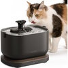 image:imagePETLIBRO Cat Water Fountain Stainless Steel Tray App Monitoring Cat Fountain Indoor 25L84oz Dockstream Pet Water Fountain Quite Cat Fountains for Drinking 24G WiFi Cat Water Dispenser BPAFreeBlack