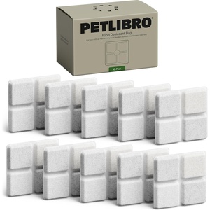 image:imagePETLIBRO Pet Food Desiccant Bag 10 Packs Bulk Replacement Large Capacity Pack for MultiCat Households Compatible with Automatic Cat Feeder Model PLAF005 PLAF006 PLAF103 PLAF203 PLAF301