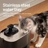 image:imagePETLIBRO Cordless Cat Water Fountain Cat Fountain Battery Operated Pet Water Fountain with Stainless Steel Tray 25L84oz Cat Fountains with 5 Replacement Filters Easy to Clean Dog Water FountainBlack