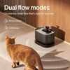 image:imagePETLIBRO Cordless Cat Water Fountain Cat Fountain Battery Operated Pet Water Fountain with Stainless Steel Tray 25L84oz Cat Fountains with 5 Replacement Filters Easy to Clean Dog Water FountainBlack