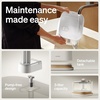 image:imageBundle of PETLIBRO Upgrade Cat Water Fountain Cordless Cat Fountain App Monitoring 3L101oz Dockstream 2 Pet Water Fountain with Stainless Steel Tray Dog Water Bowl Dispenser  Splash ShieldWhite