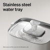image:imageBundle of PETLIBRO Upgrade Cat Water Fountain Cordless Cat Fountain App Monitoring 3L101oz Dockstream 2 Pet Water Fountain with Stainless Steel Tray Dog Water Bowl Dispenser  Splash ShieldWhite