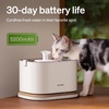 image:imageBundle of PETLIBRO Upgrade Cat Water Fountain Cordless Cat Fountain App Monitoring 3L101oz Dockstream 2 Pet Water Fountain with Stainless Steel Tray Dog Water Bowl Dispenser  Splash ShieldWhite