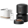 image:imageBundle of PETLIBRO Upgrade Cat Water Fountain Cordless Cat Fountain App Monitoring 3L101oz Pet Water Fountain with Stainless Steel Tray  Automatic Cat Feeder  3L Programmable Pet Food Dispenser
