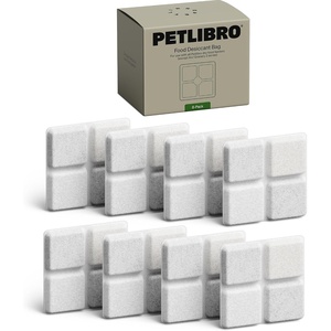 image:imagePETLIBRO Pet Food Desiccant Bag 8 Packs Replacement Desiccant Bags for Cat amp Dog Food Keep Food Dry and Fresh Compatible with Automatic Cat Feeders PLAF005 PLAF006 PLAF103 PLAF203 PLAF3018 Packs Desiccant Bag
