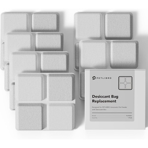 image:imagePETLIBRO Pet Food Desiccant Bag 8 Packs Replacement Desiccant Bags for Cat amp Dog Food Keep Food Dry and Fresh Compatible with Automatic Cat Feeders PLAF005 PLAF006 PLAF103 PLAF203 PLAF3016 Packs