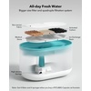 image:imagePETLIBRO Cat Water Fountain Cordless Pet Water Fountain Battery Operated 25L84oz Dockstream Water Fountains for Cats Indoor Cat Fountain with Stainless Steel Tray Easy to Clean BPAFreeBlue