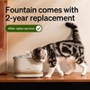 image:imageBundle of PETLIBRO Cat Water Fountain Stainless Steel Tray App Monitoring Cat Fountain Indoor 25L84oz Dockstream Pet Water Fountain BPAFree  PETLIBRO 4 Packs Replacement Filters for2 MonthsWhite