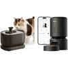 image:imageBundle of PETLIBRO Cat Water Fountain Stainless Steel Tray App Monitoring Cat Fountain  Automatic Cat Feeder 5G WiFi Automatic Dog Food Dispenser with Freshness Preservation