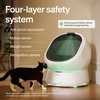 image:imagePETLIBRO Automatic Litter Box with AICamera Waste Analysis Auto OdorControl Self Cleaning Cat Litter Box with 55 Count Litter Liners OpenTop Litterbox with MultiCats Recognition Usage TrackingWhite