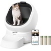 image:imagePETLIBRO Automatic Litter Box with AICamera Waste Analysis Auto OdorControl Self Cleaning Cat Litter Box with 55 Count Litter Liners OpenTop Litterbox with MultiCats Recognition Usage TrackingWhite