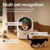 image:imagePETLIBRO Automatic Litter Box with AICamera Waste Analysis Auto OdorControl Self Cleaning Cat Litter Box with 55 Count Litter Liners OpenTop Litterbox with MultiCats Recognition Usage TrackingWhite