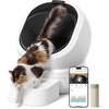 image:imagePETLIBRO Automatic Litter Box with AICamera Waste Analysis Auto OdorControl Self Cleaning Cat Litter Box with 55 Count Litter Liners OpenTop Litterbox with MultiCats Recognition Usage TrackingWhite