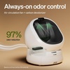 image:imagePETLIBRO Automatic Litter Box with AICamera Waste Analysis Auto OdorControl Self Cleaning Cat Litter Box with 55 Count Litter Liners OpenTop Litterbox with MultiCats Recognition Usage TrackingWhite