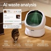 image:imagePETLIBRO Automatic Litter Box with AICamera Waste Analysis Auto OdorControl Self Cleaning Cat Litter Box with 55 Count Litter Liners OpenTop Litterbox with MultiCats Recognition Usage TrackingWhite