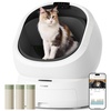 image:imagePETLIBRO Automatic Litter Box with AICamera Waste Analysis Auto OdorControl Self Cleaning Cat Litter Box with 55 Count Litter Liners OpenTop Litterbox with MultiCats Recognition Usage TrackingWhite